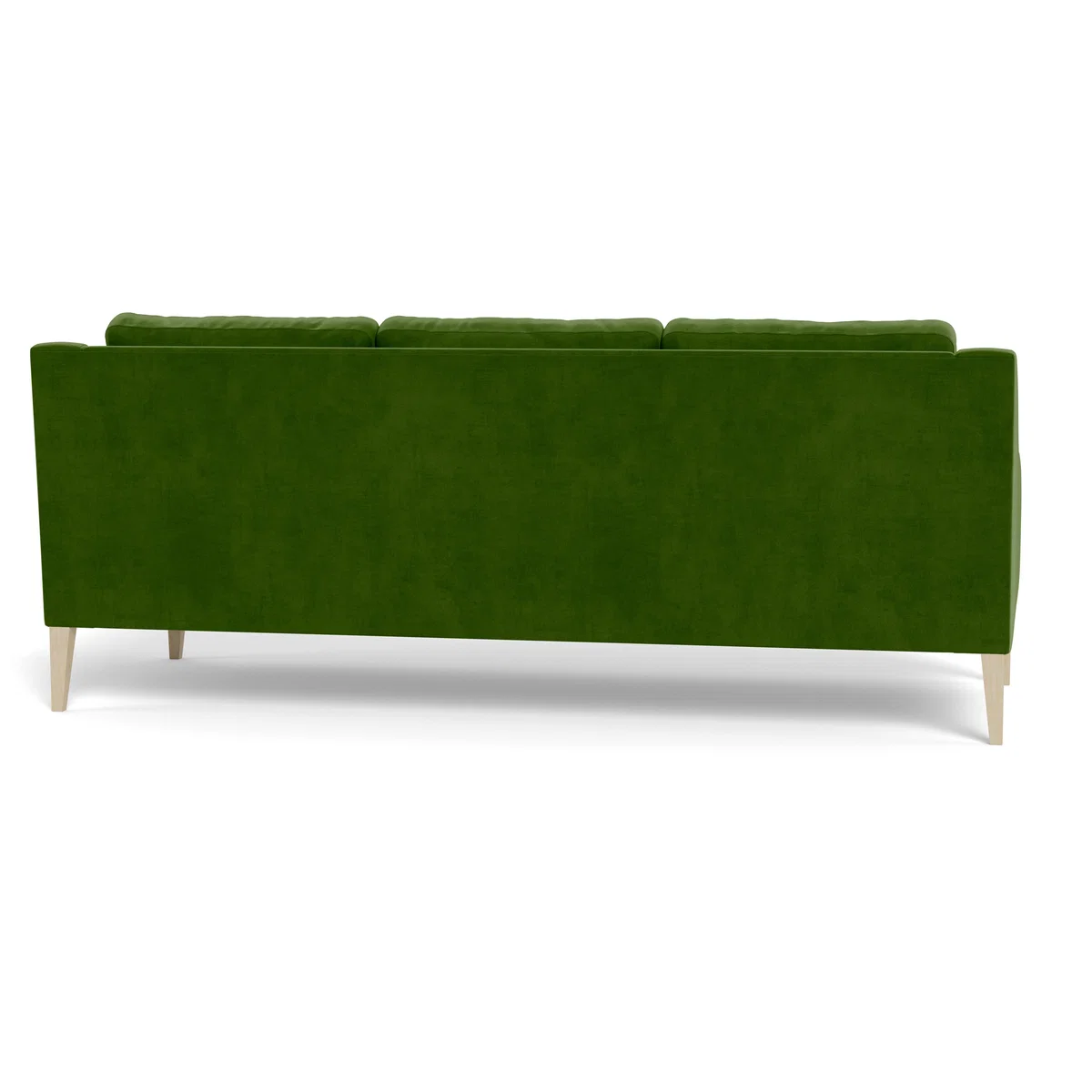 Heal's Richmond 4 Seater Sofa Smart Luxe Velvet Grass Black Feet – image 6