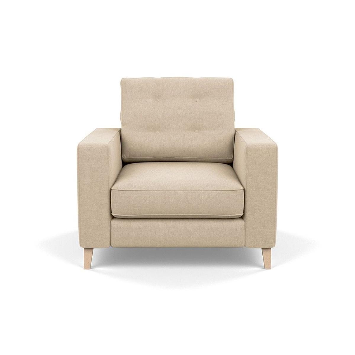 Heal's Richmond 4 Seater Sofa Brushed Cotton Oat Tinted Ash Feet - Heal's UK Furniture – image 107