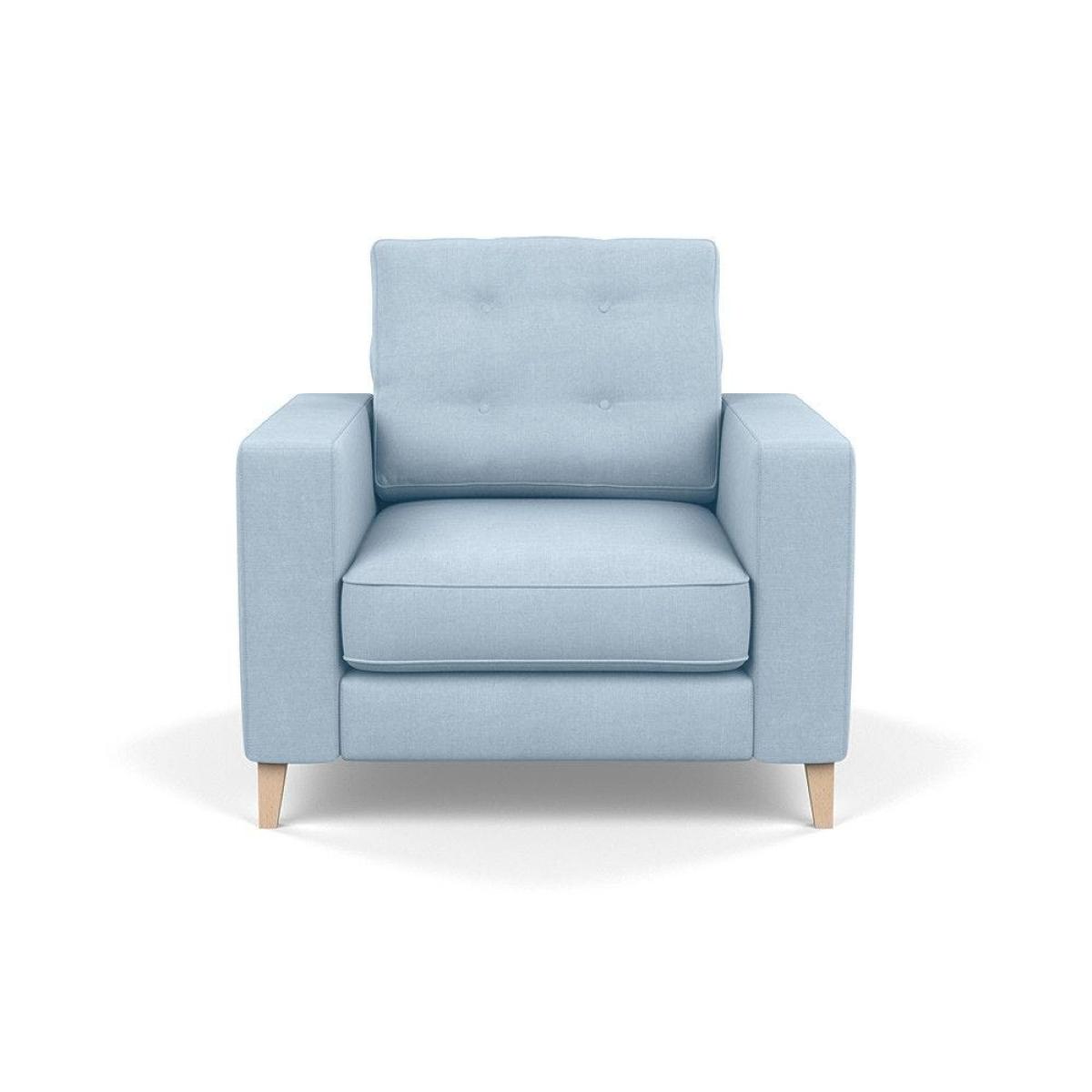 Heal's Richmond 4 Seater Sofa Brushed Cotton Oat Tinted Ash Feet - Heal's UK Furniture – image 3