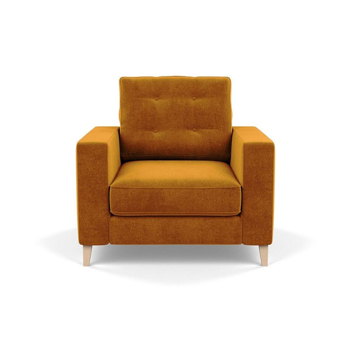 Heal's Richmond 4 Seater Sofa Brushed Cotton Oat Tinted Ash Feet - Heal's UK Furniture – image 22
