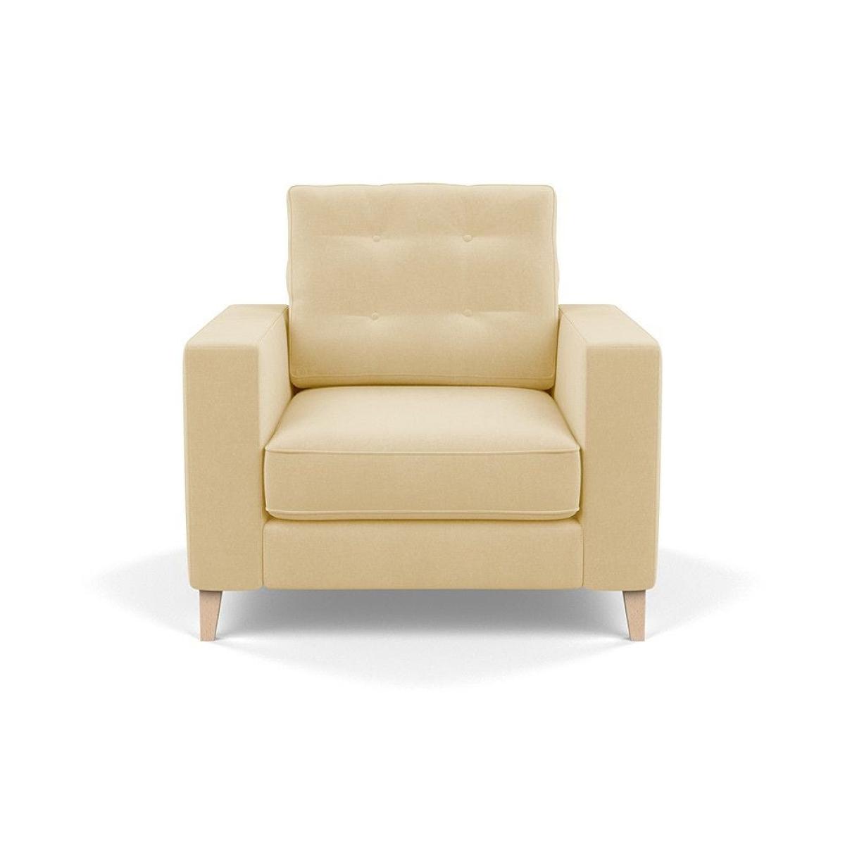 Heal's Richmond 4 Seater Sofa Brushed Cotton Oat Tinted Ash Feet - Heal's UK Furniture – image 30
