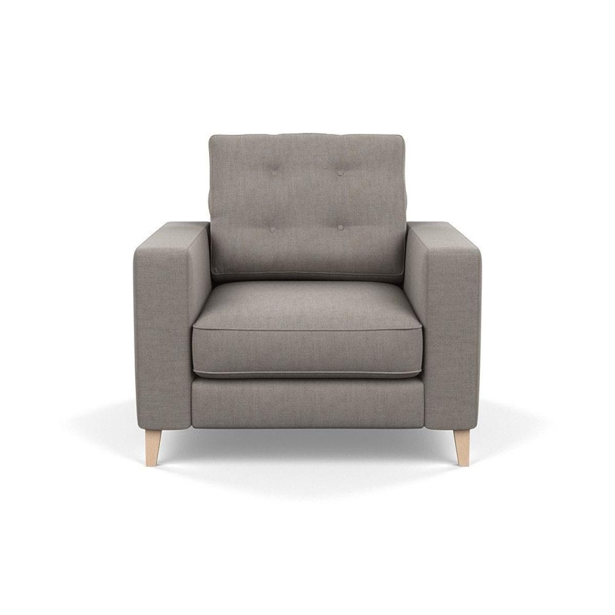 Heal's Richmond 4 Seater Sofa Brushed Cotton Oat Tinted Ash Feet - Heal's UK Furniture – image 78