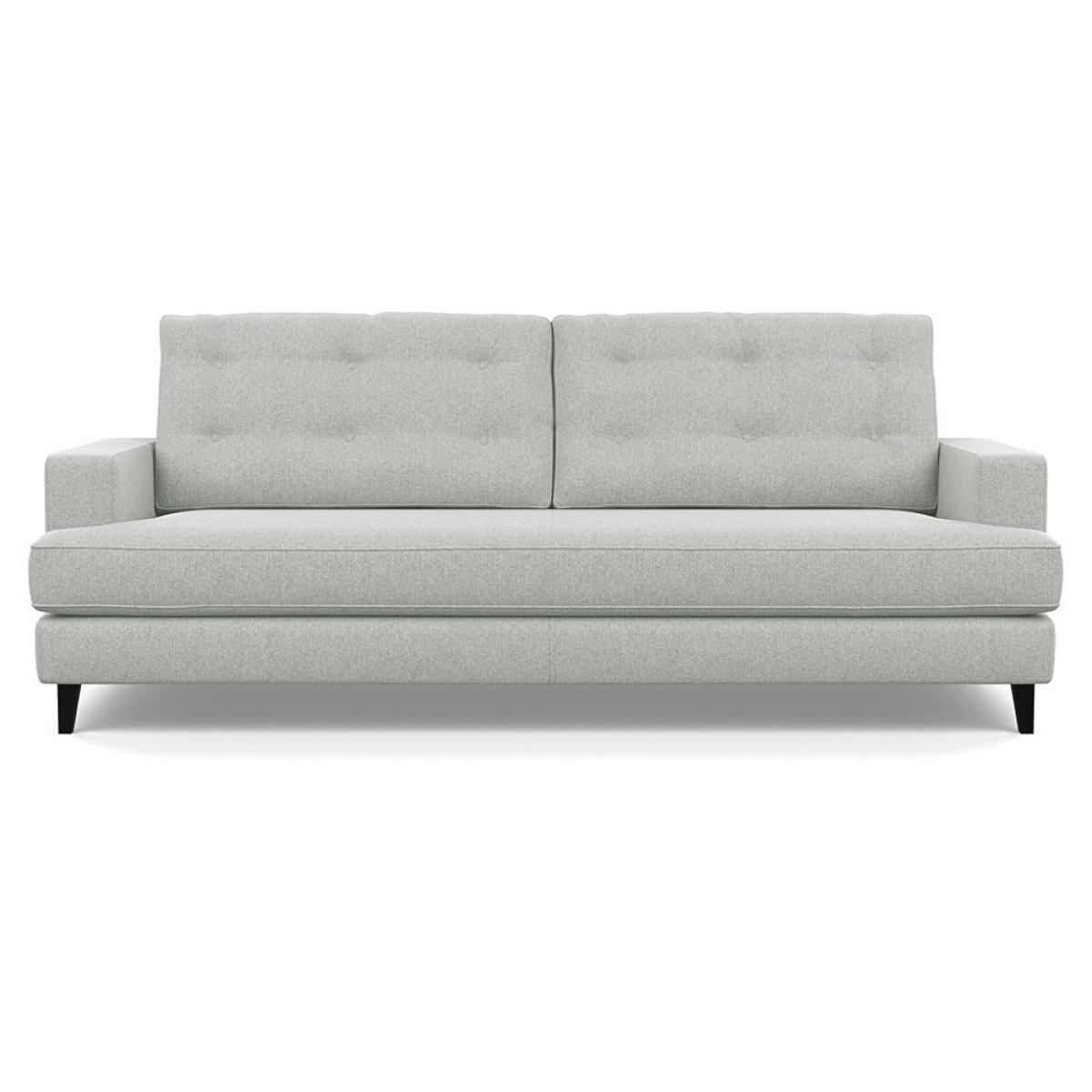 Heal's Mistral 4 Seater Sofa Melton Wool Limestone Black Feet – image 2