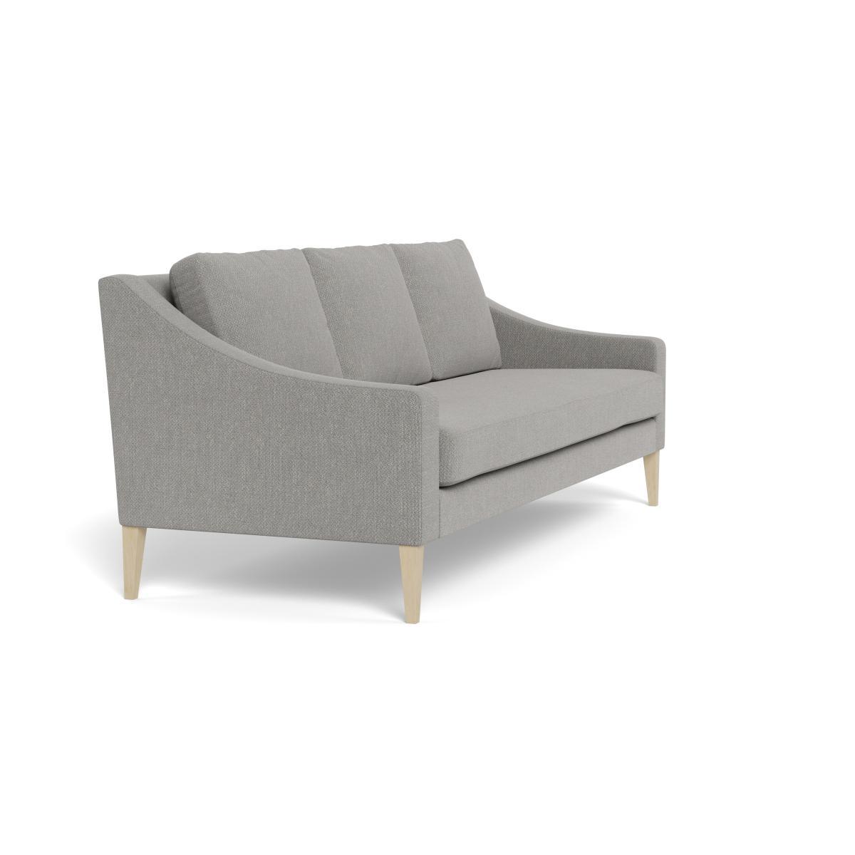 Heal's Richmond 4 Seater Sofa Texture Pale Grey Black Feet - Heal's UK Furniture – image 2