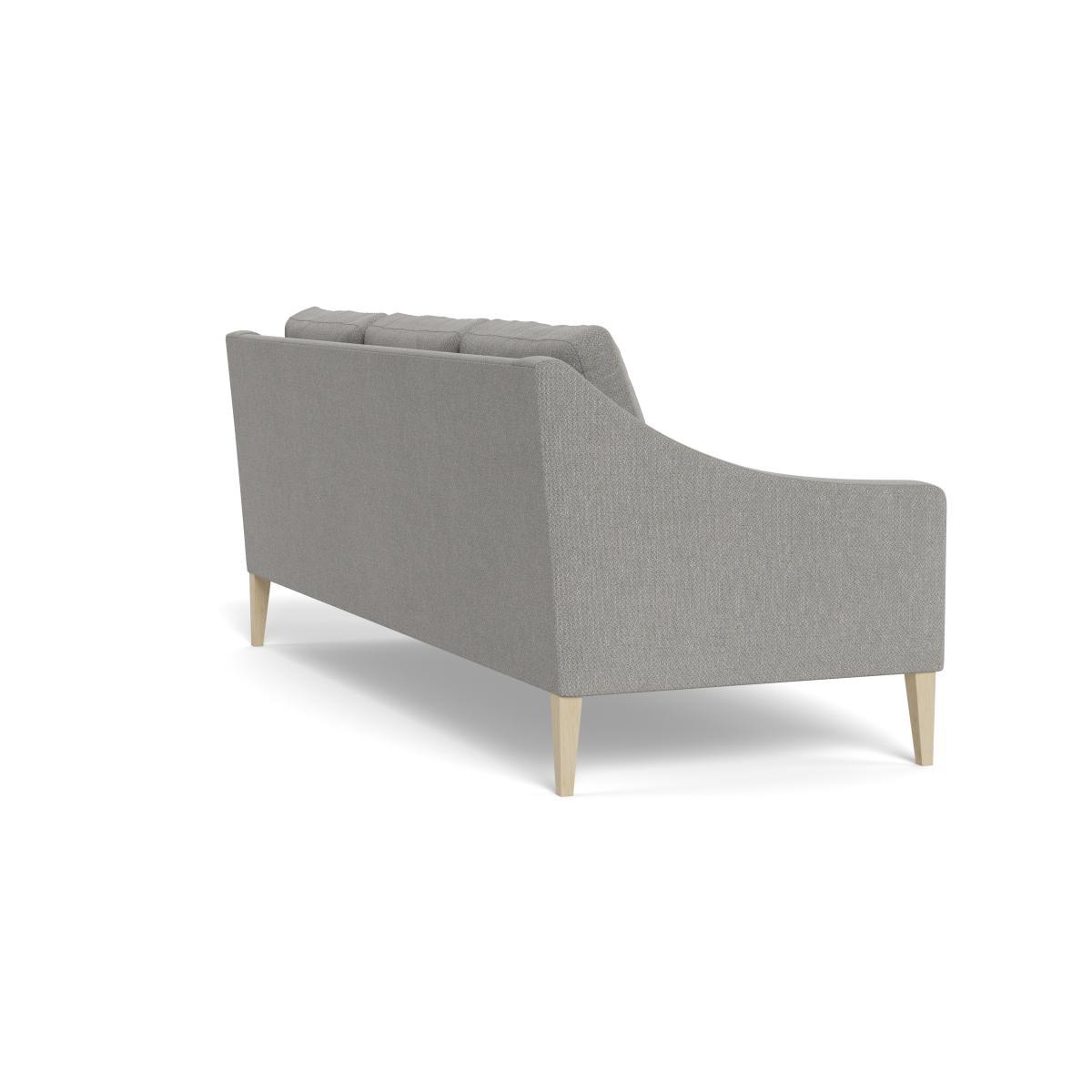 Heal's Richmond 4 Seater Sofa Texture Pale Grey Black Feet - Heal's UK Furniture – image 4