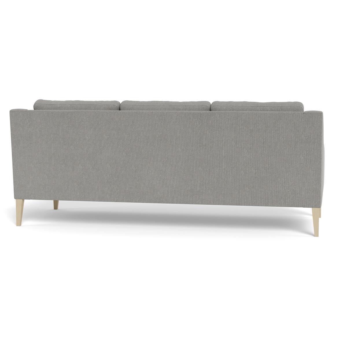 Heal's Richmond 4 Seater Sofa Texture Pale Grey Black Feet - Heal's UK Furniture – image 5