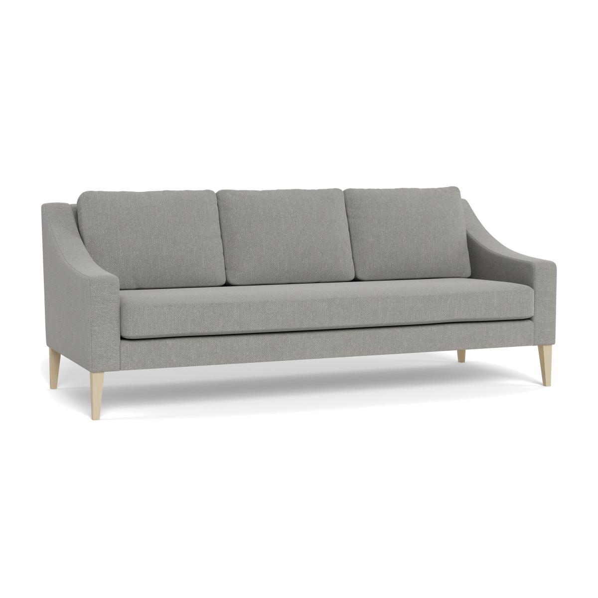 Heal's Richmond 4 Seater Sofa Texture Pale Grey Black Feet - Heal's UK Furniture – image 1