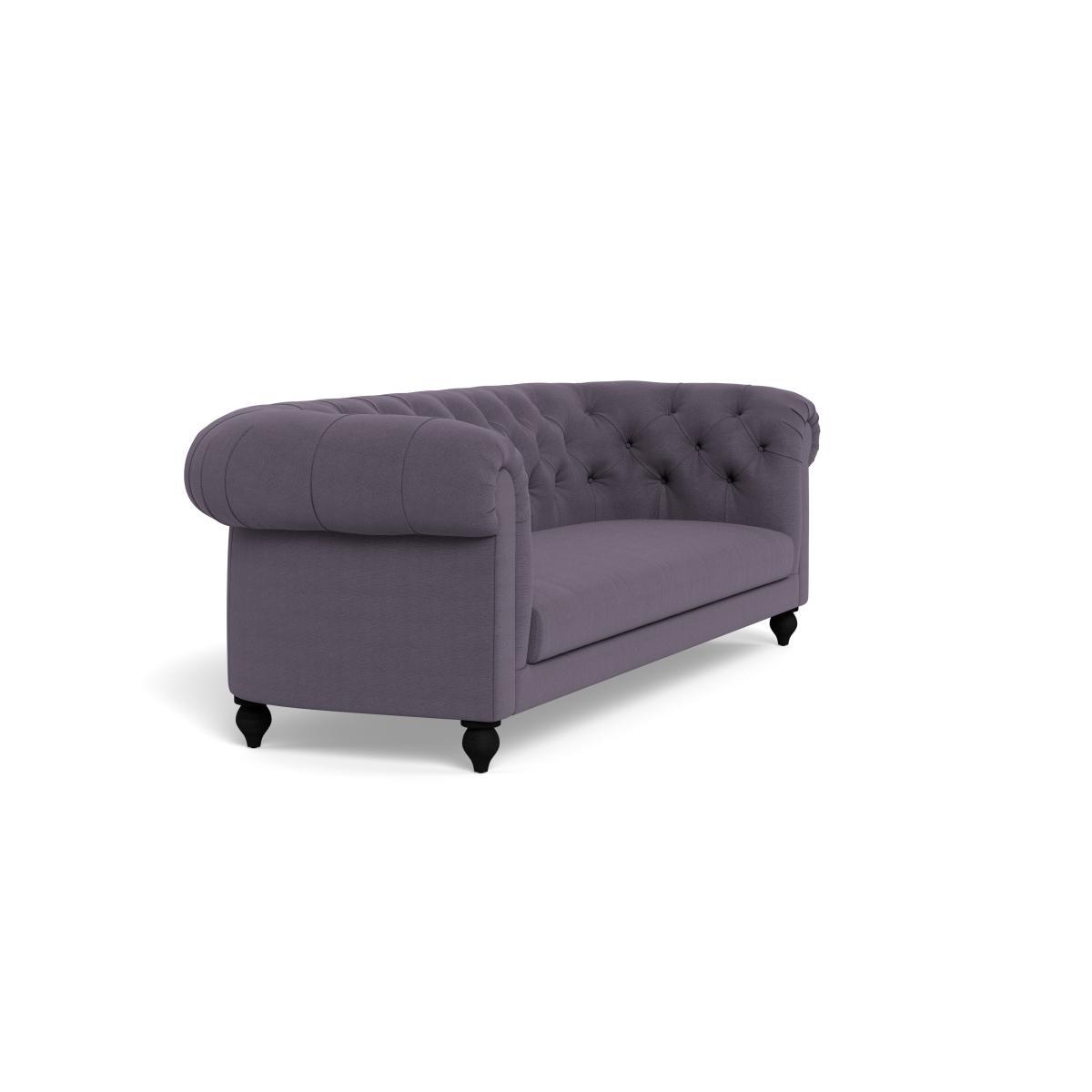 Heal's Fitzrovia 4 Seater Sofa Linen Shadow Natural Feet - Heal's UK Furniture – image 2