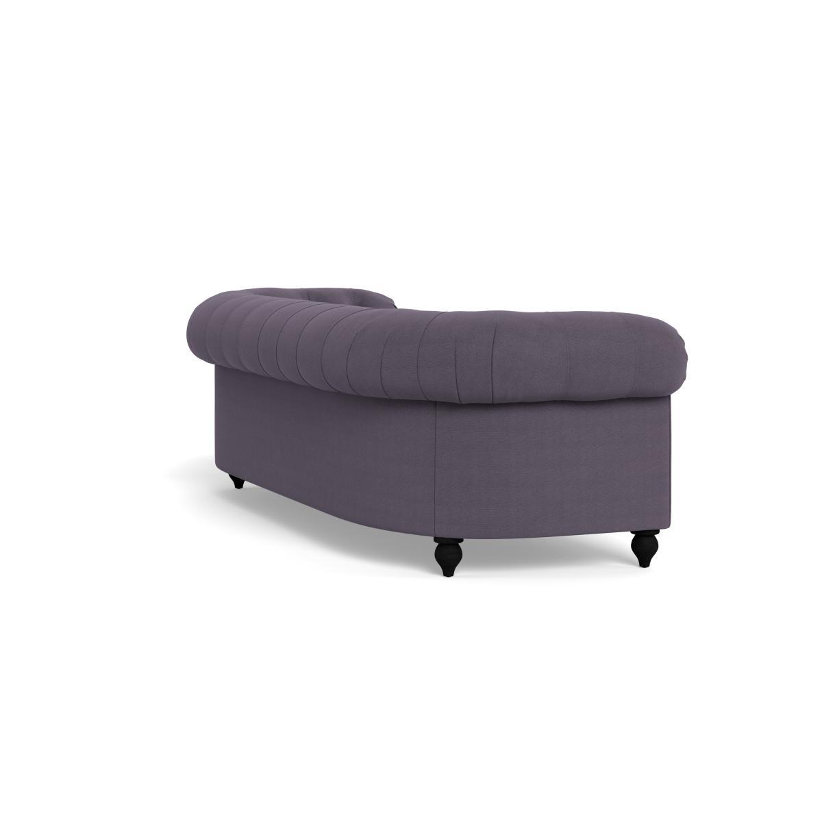Heal's Fitzrovia 4 Seater Sofa Linen Shadow Natural Feet - Heal's UK Furniture – image 4