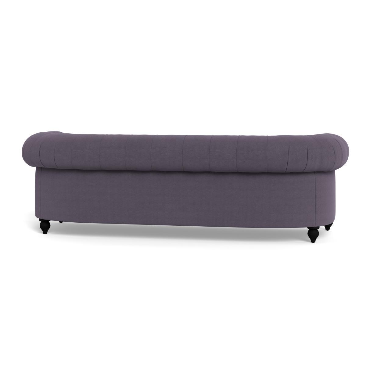 Heal's Fitzrovia 4 Seater Sofa Linen Shadow Natural Feet - Heal's UK Furniture – image 5