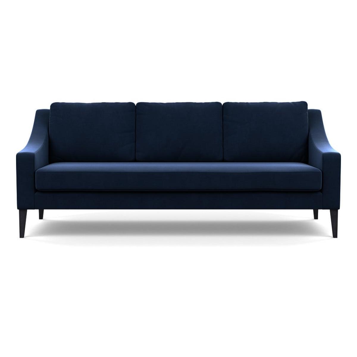 Heal's Richmond 4 Seater Sofa Smart Velvet Dusk Black Feet – image 2