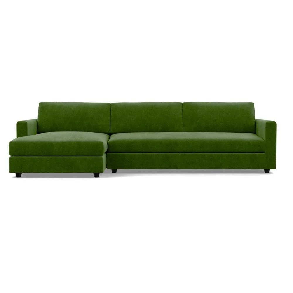 Heal's Nimbus II 4 Seater LHF Chaise Unit Melton Wool Granite Black Feet - Heal's UK Furniture – image 35
