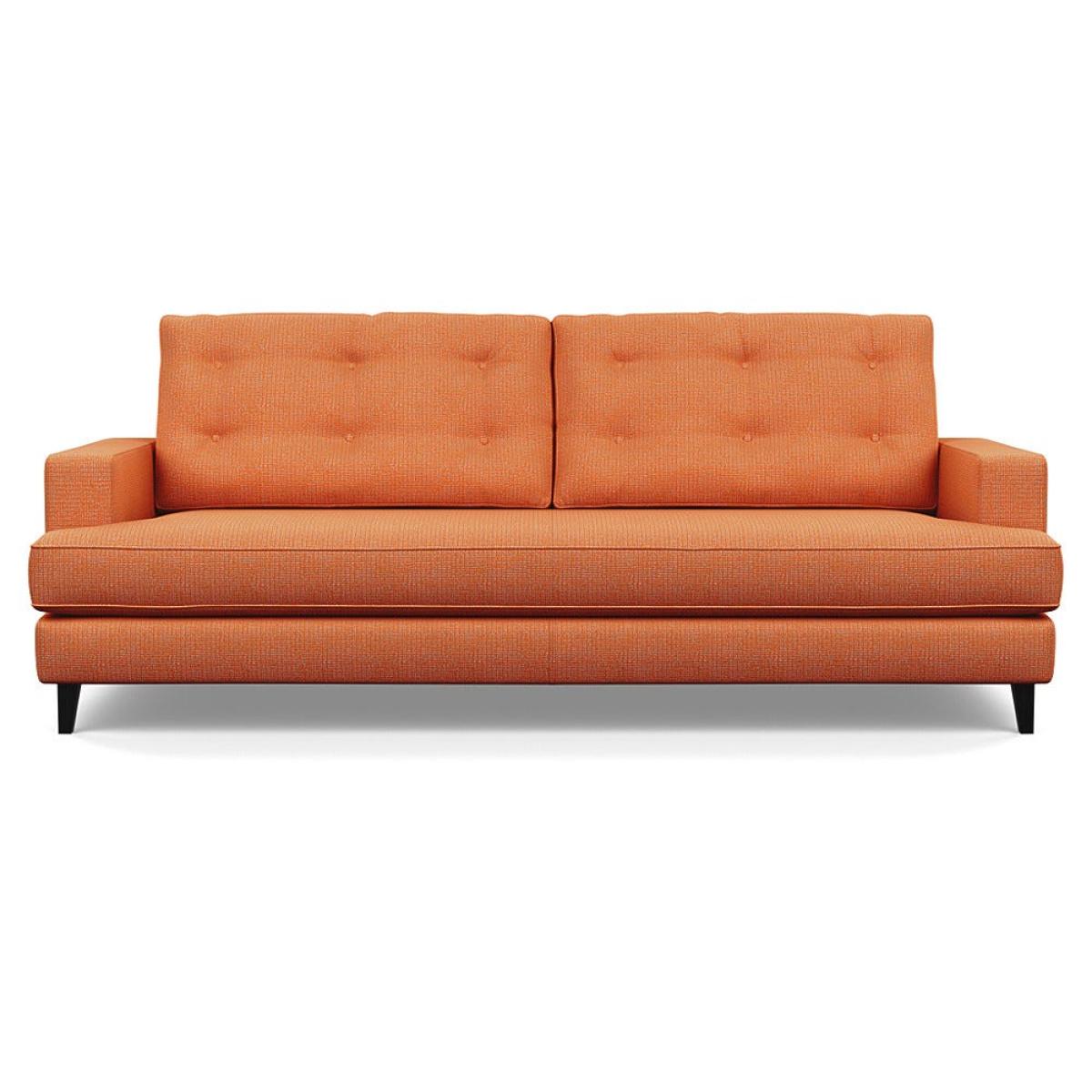 Heal's Mistral 4 Seater Sofa Tejo Recycled Zinnia Black Feet – image 2