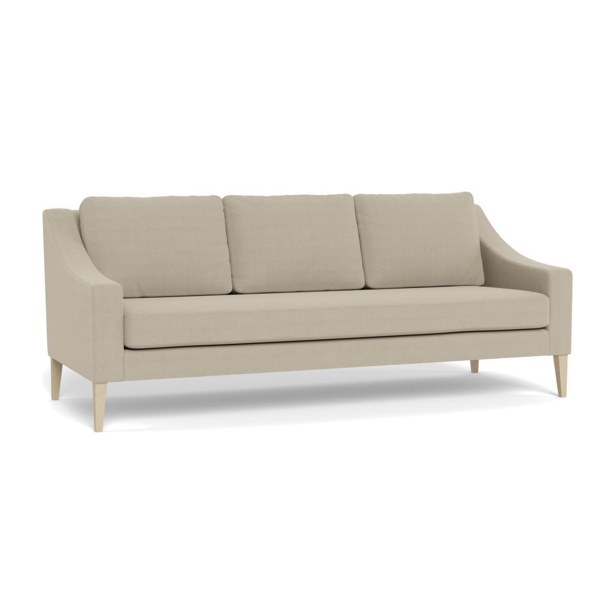 Heal's Richmond 4 Seater Sofa Linen Hessian Natural Feet - Heal's UK Furniture – image 1