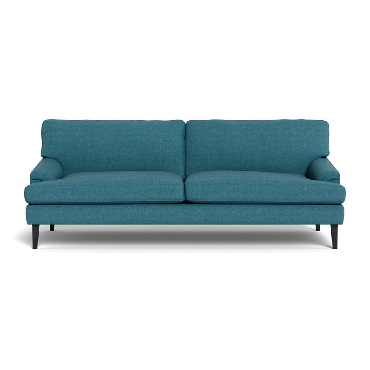 Heal's Stanton 4 Seater Sofa Brushed Cotton Cadet Black Feet – image 2
