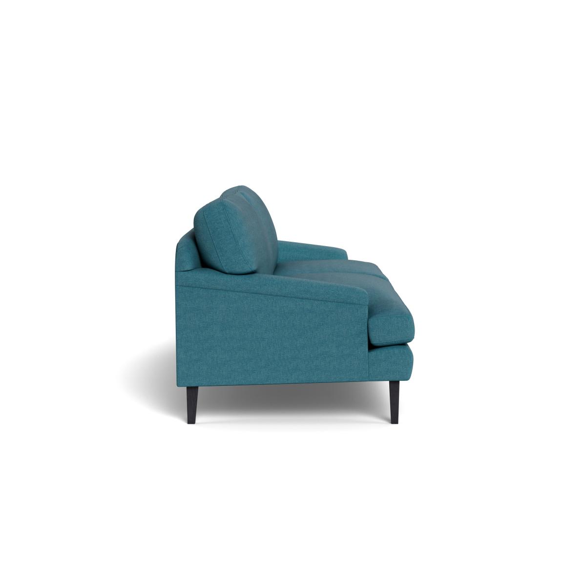 Heal's Stanton 4 Seater Sofa Brushed Cotton Cadet Black Feet – image 4