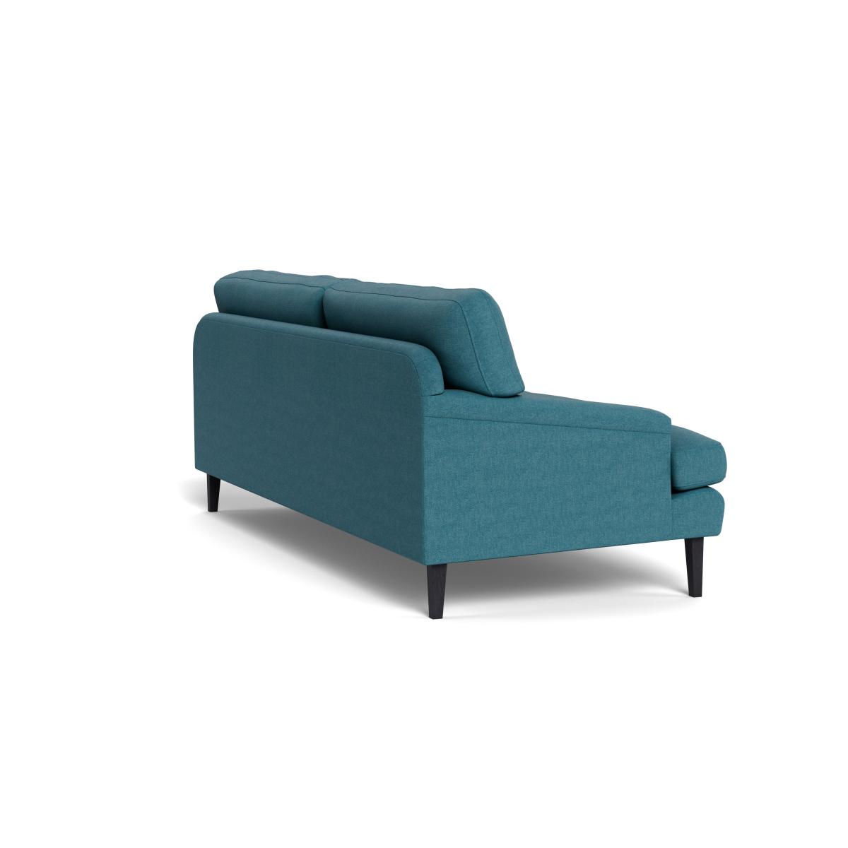 Heal's Stanton 4 Seater Sofa Brushed Cotton Cadet Black Feet – image 5