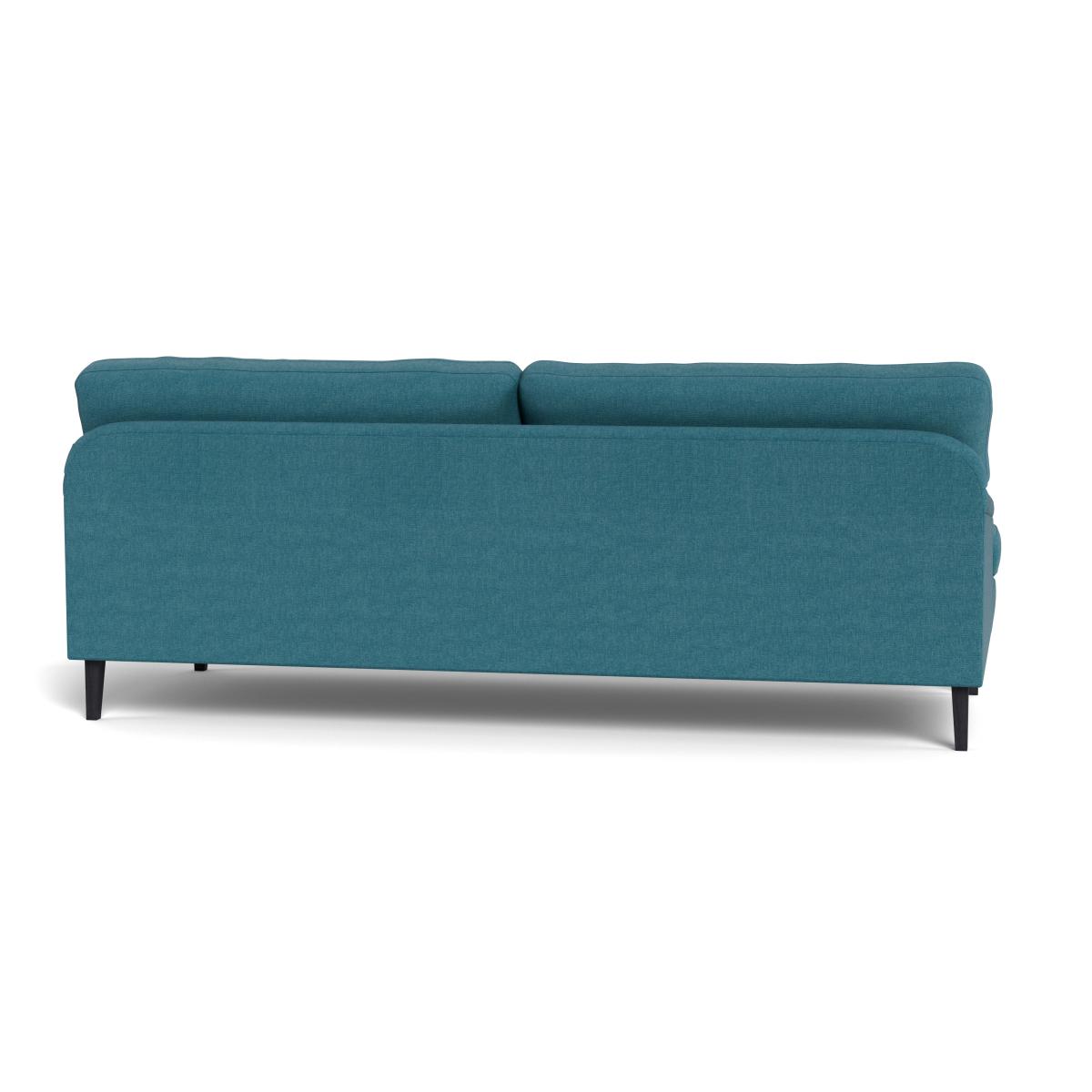 Heal's Stanton 4 Seater Sofa Brushed Cotton Cadet Black Feet – image 6