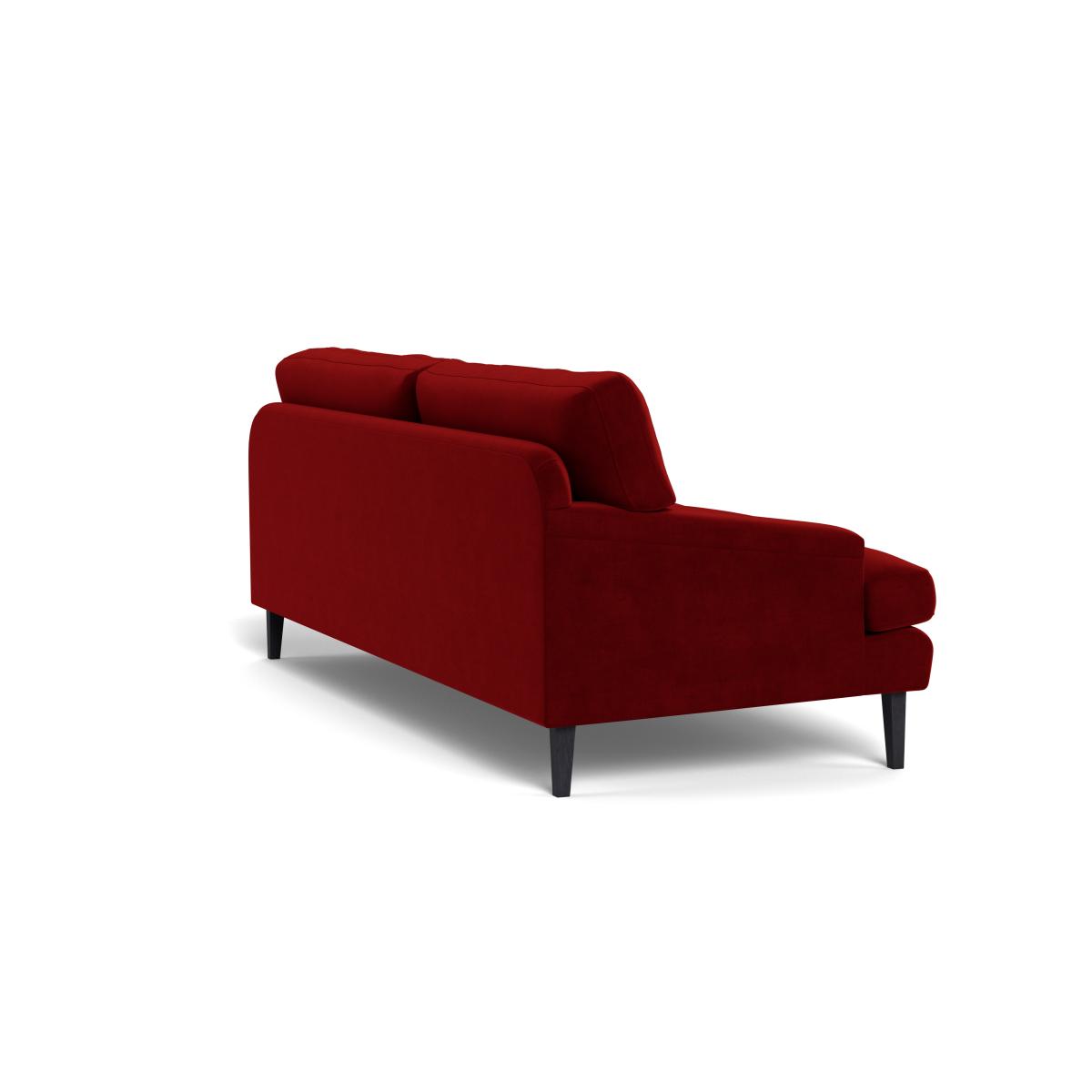 Heal's Stanton 4 Seater Sofa Smart Luxe Velvet Mulberry Black Feet – image 5