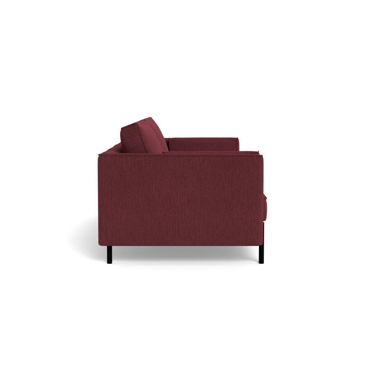 Heal's Tortona 4 seater Sofa Smart Linen Mix Maroon - Heal's UK Furniture – image 3