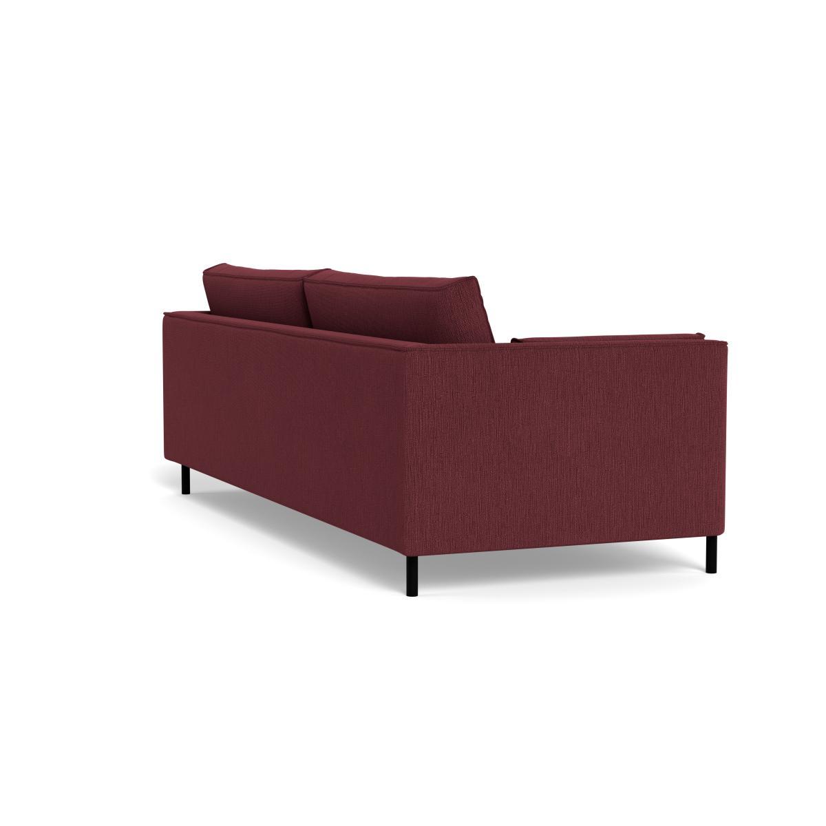 Heal's Tortona 4 seater Sofa Smart Linen Mix Maroon - Heal's UK Furniture – image 4