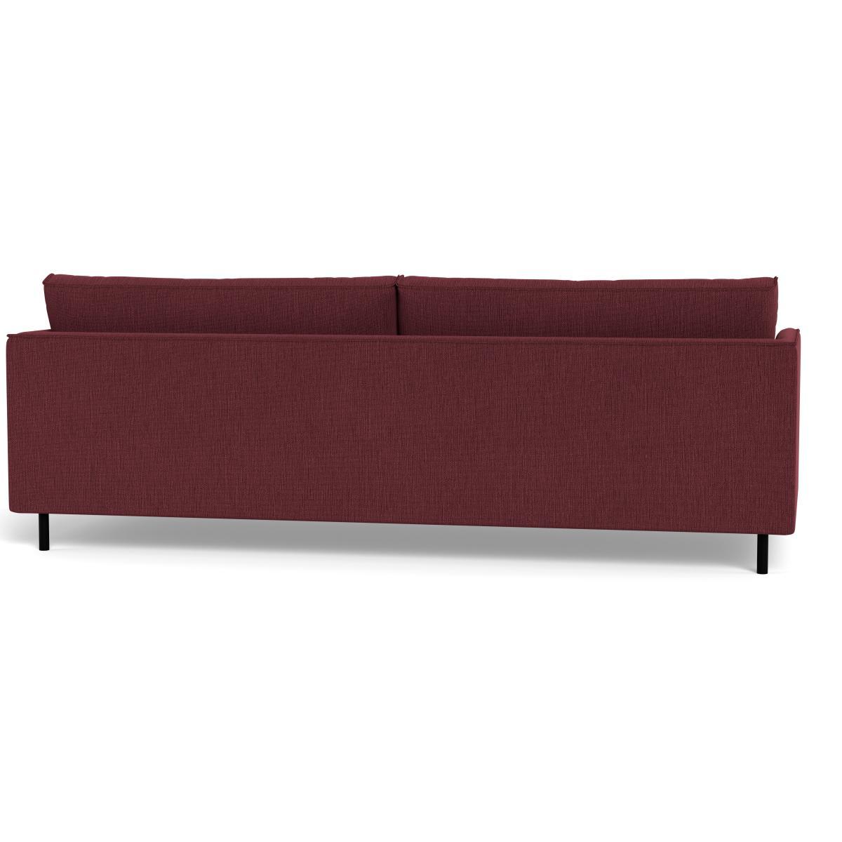 Heal's Tortona 4 seater Sofa Smart Linen Mix Maroon - Heal's UK Furniture – image 5