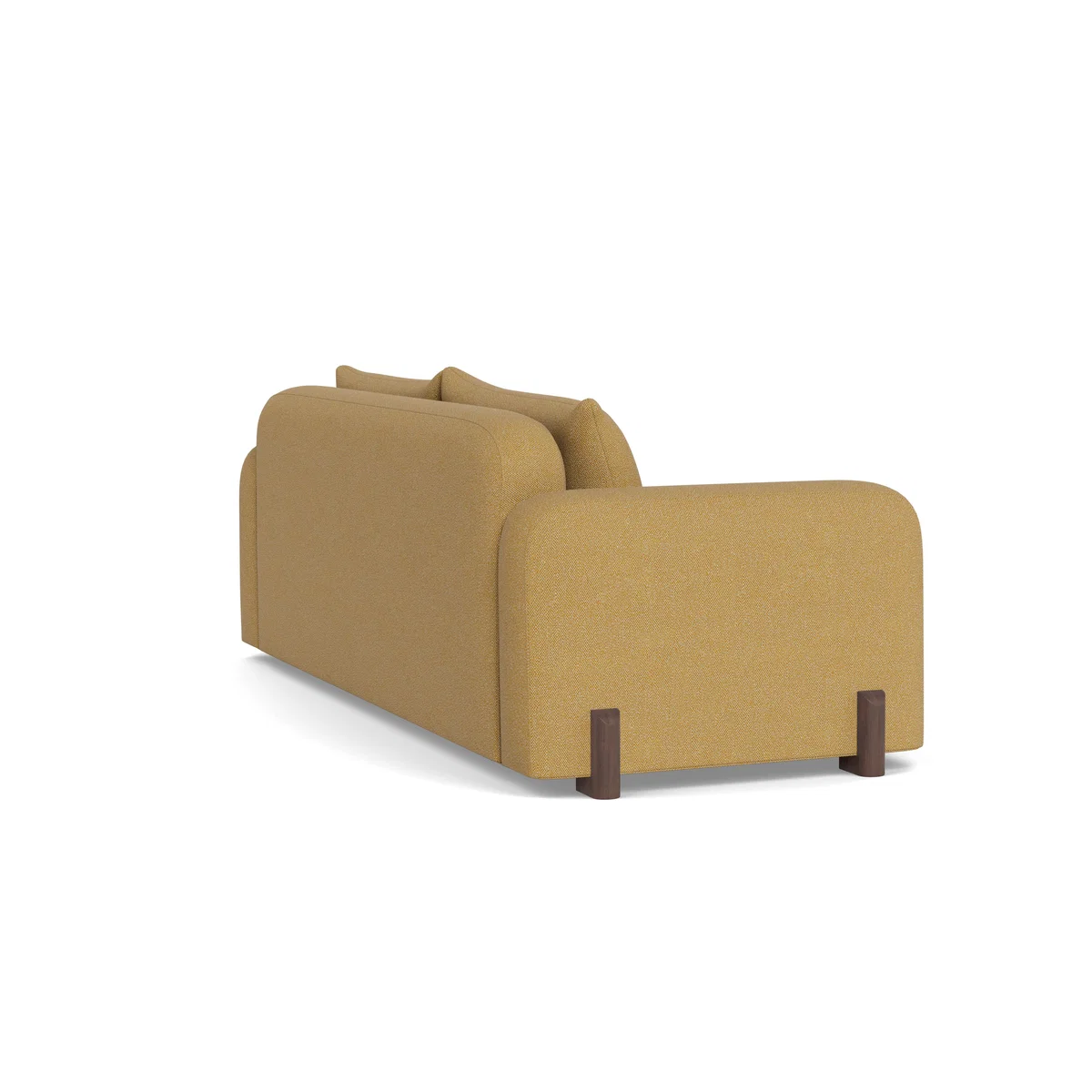 Heal's Nuvola 4 Seater Sofa Boucle Tweed Citrine Natural Oak Feet – image 4