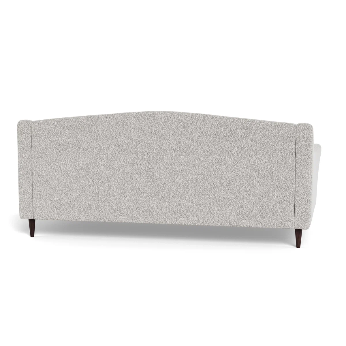 Heal's Somerset 4 Seater Sofa Chunky Boucle Ecru Walnut Stained Feet – image 5
