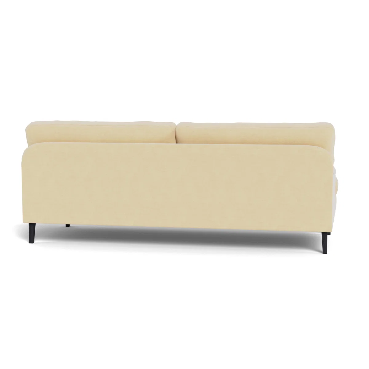 Heal's Stanton 4 Seater Sofa Smart Luxe Velvet Biscuit Black Feet – image 6
