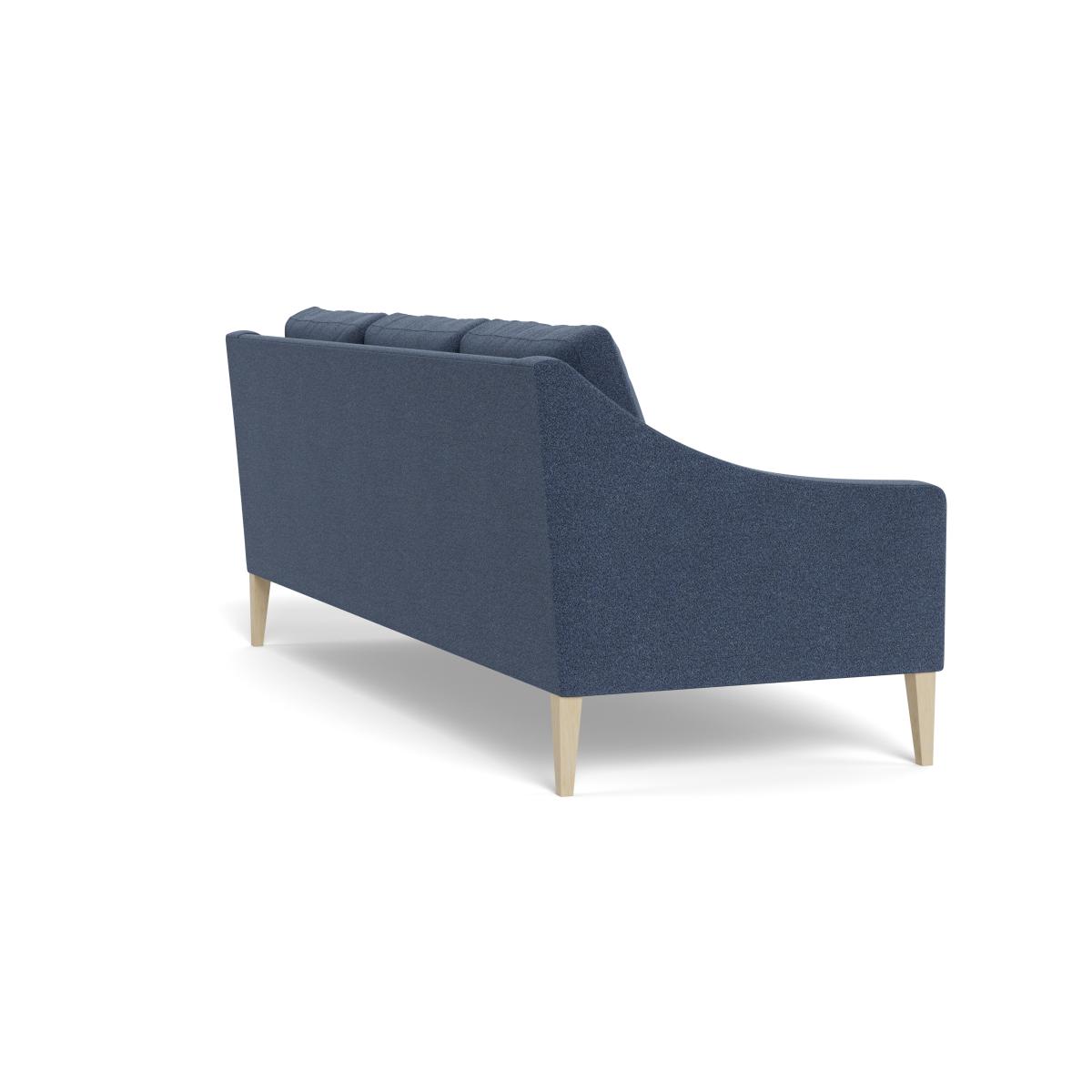 Heal's Richmond 4 Seater Sofa Textured Boucle Indigo Black Feet – image 5