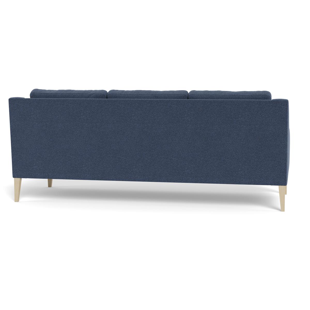 Heal's Richmond 4 Seater Sofa Textured Boucle Indigo Black Feet – image 6