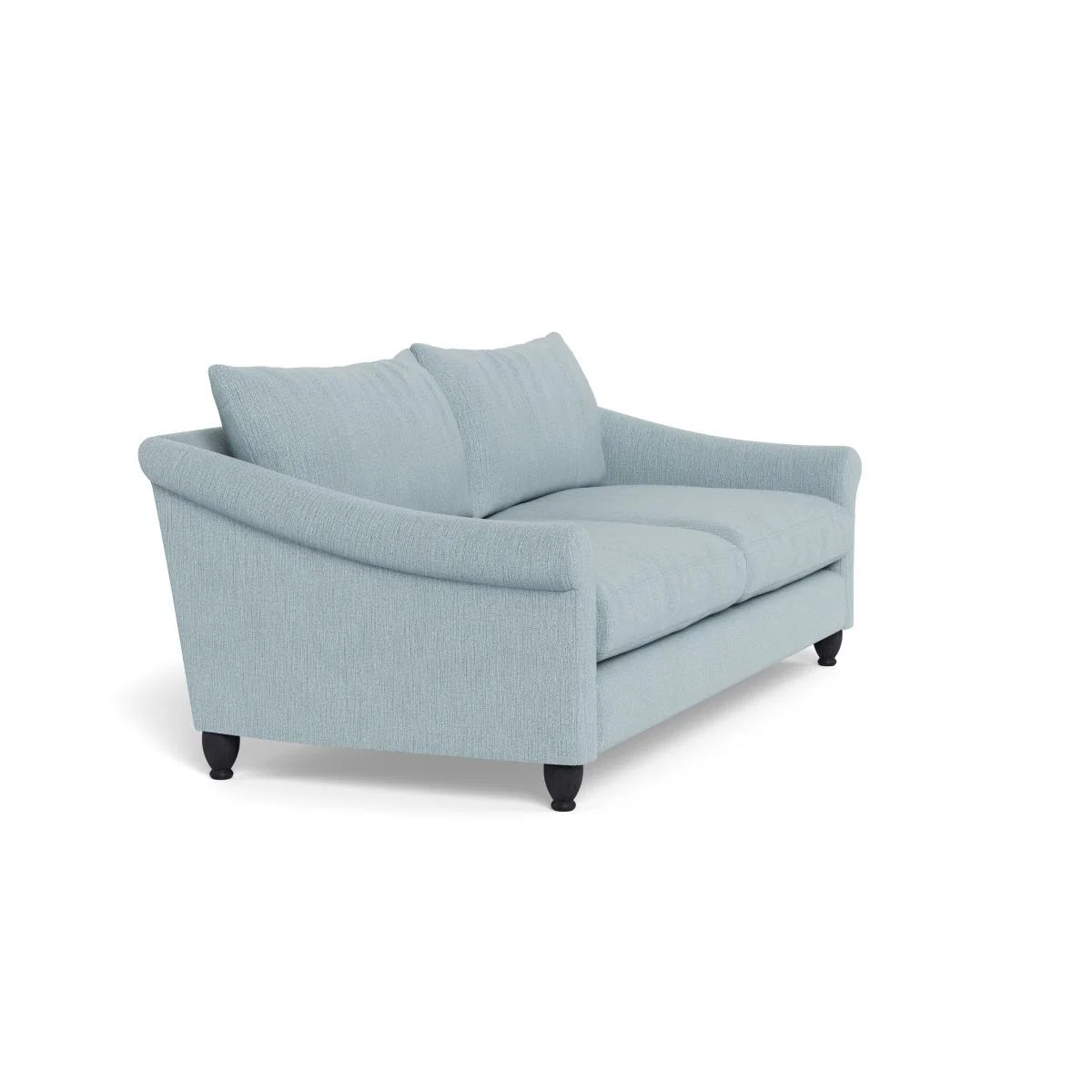 Heal's Devon 4 Seater Smart Linen Mix Duck Egg Walnut Stain Beech Feet - Heal's UK Furniture – image 2