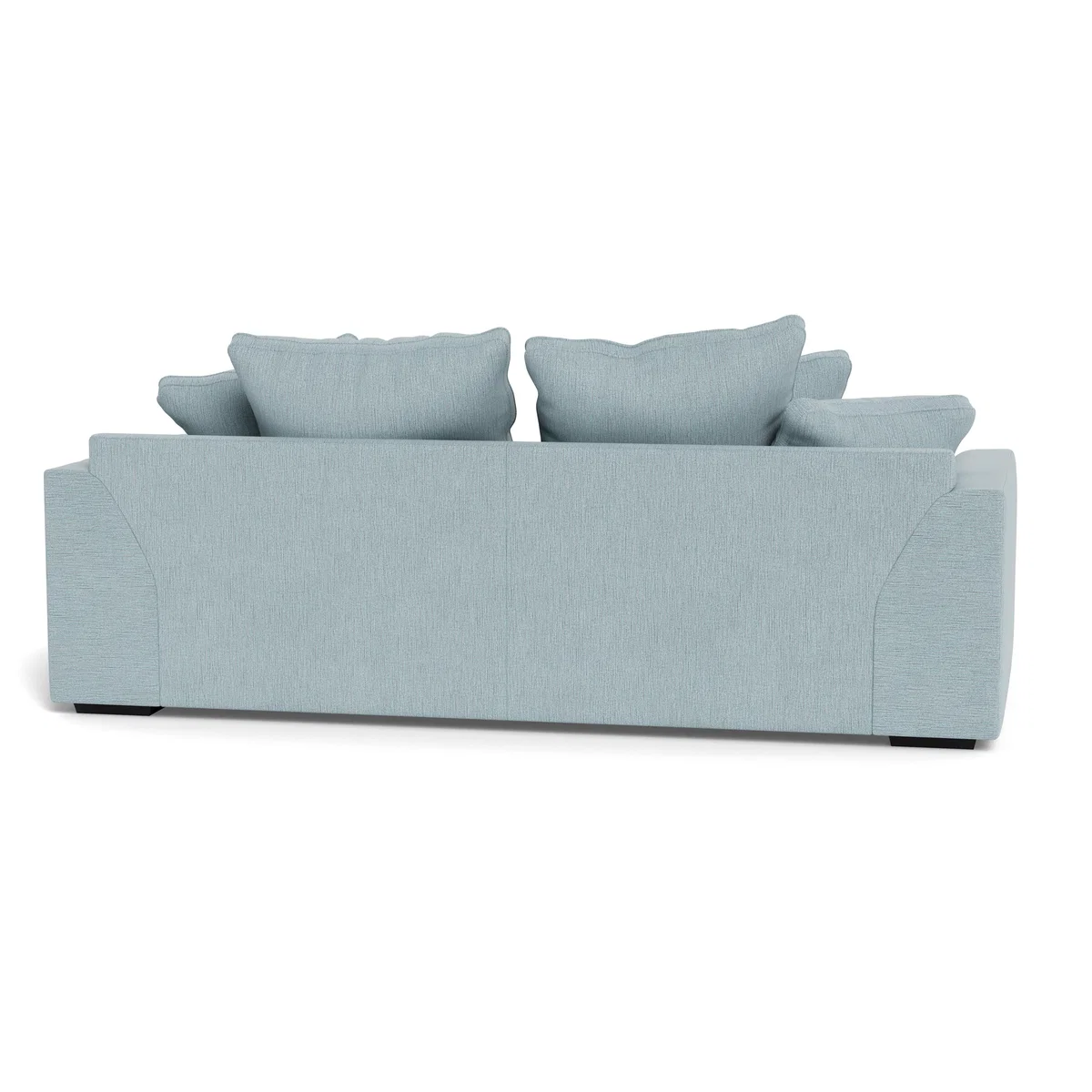 Heal's Cumulus 4 Seater Sofa Smart Linen Mix Duck Egg Black Feet - Heal's UK Furniture – image 5