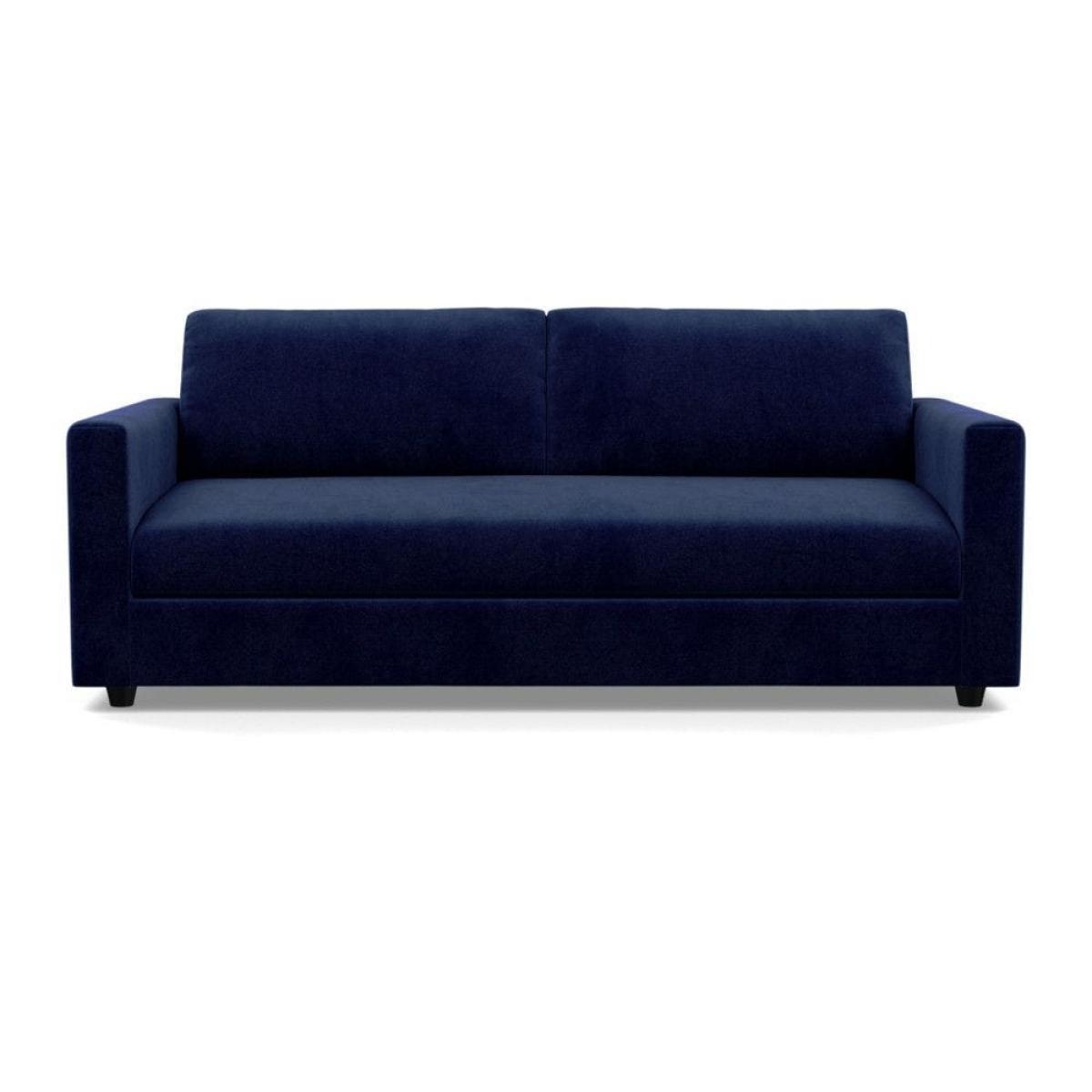 Heal's Nimbus II 4 Seater Sofa Smart Linen Mix Navy Black Feet - Heal's UK Furniture – image 19