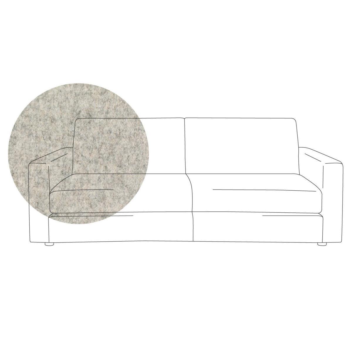 Heal's Nimbus II 4 Seater Sofa Smart Linen Mix Navy Black Feet - Heal's UK Furniture – image 23