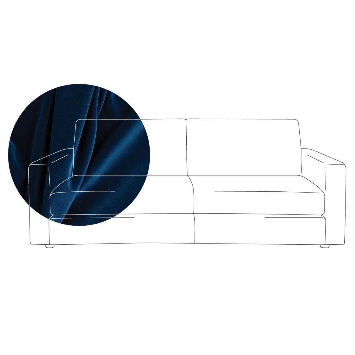 Heal's Nimbus II 4 Seater Sofa Smart Linen Mix Navy Black Feet - Heal's UK Furniture – image 24