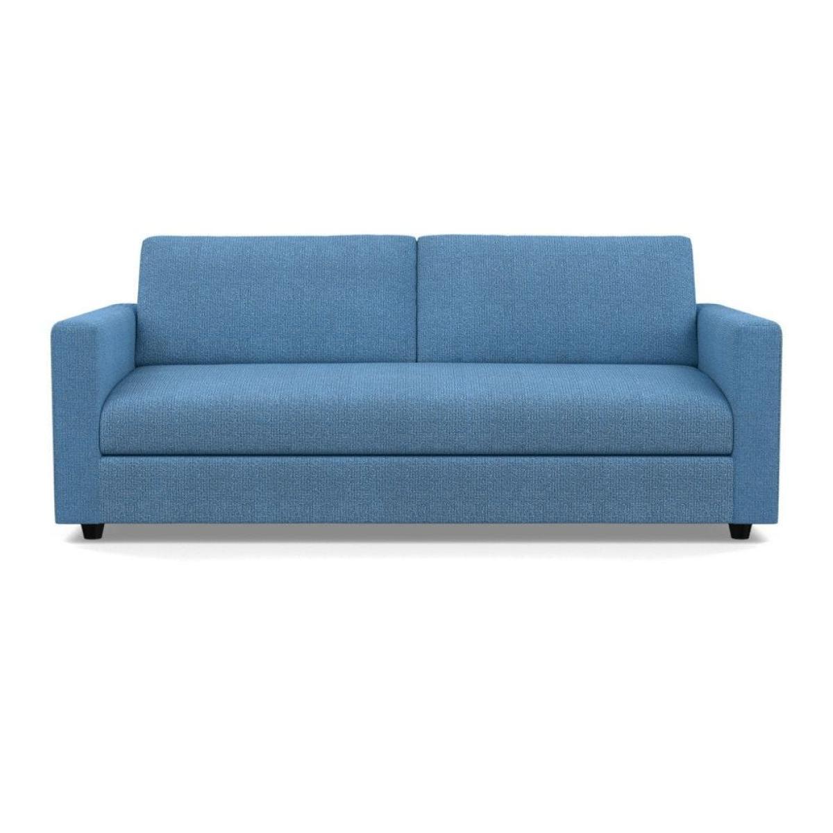 Heal's Nimbus II 4 Seater Sofa Smart Linen Mix Navy Black Feet - Heal's UK Furniture – image 28