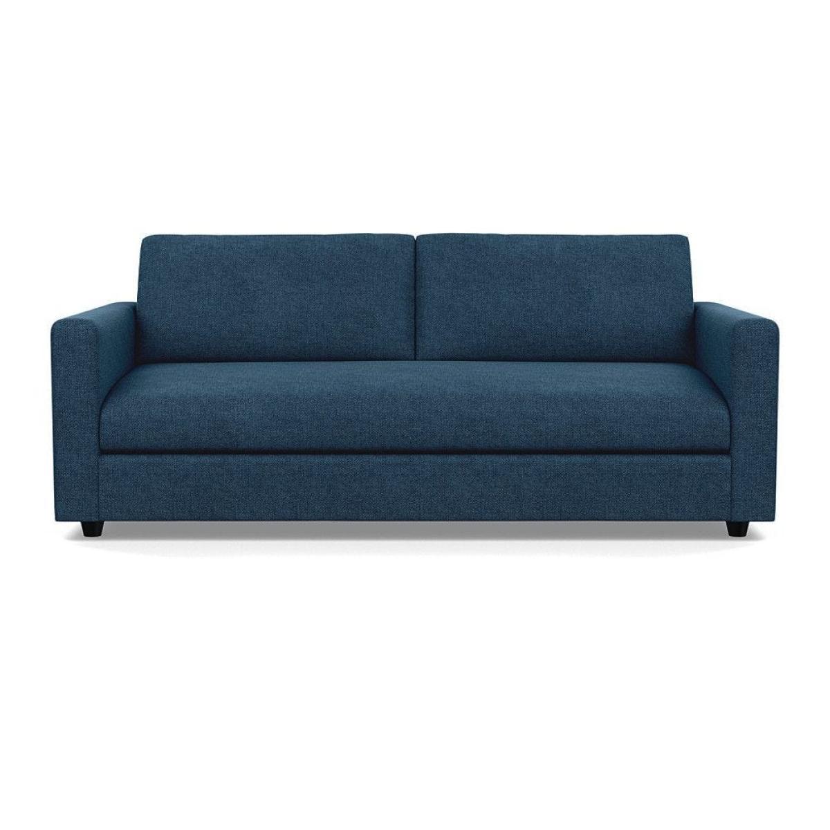 Heal's Nimbus II 4 Seater Sofa Smart Linen Mix Navy Black Feet - Heal's UK Furniture – image 29