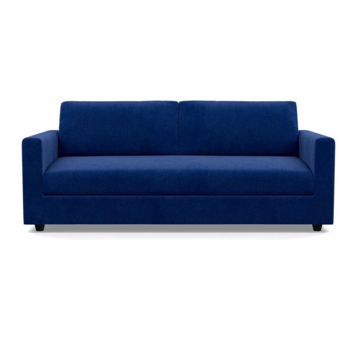 Heal's Nimbus II 4 Seater Sofa Smart Linen Mix Navy Black Feet - Heal's UK Furniture – image 31