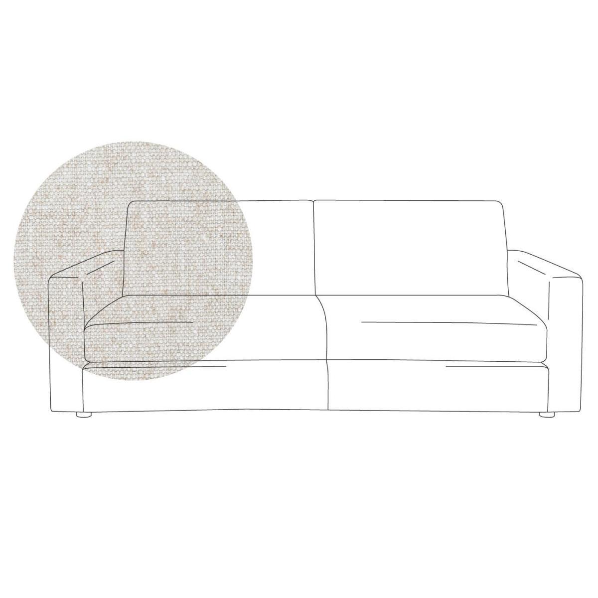 Heal's Nimbus II 4 Seater Sofa Smart Linen Mix Navy Black Feet - Heal's UK Furniture – image 7