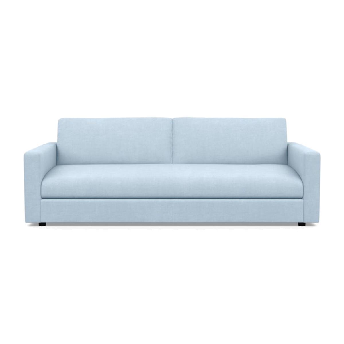 Heal's Nimbus II 4 Seater Sofa Smart Linen Mix Navy Black Feet - Heal's UK Furniture – image 1
