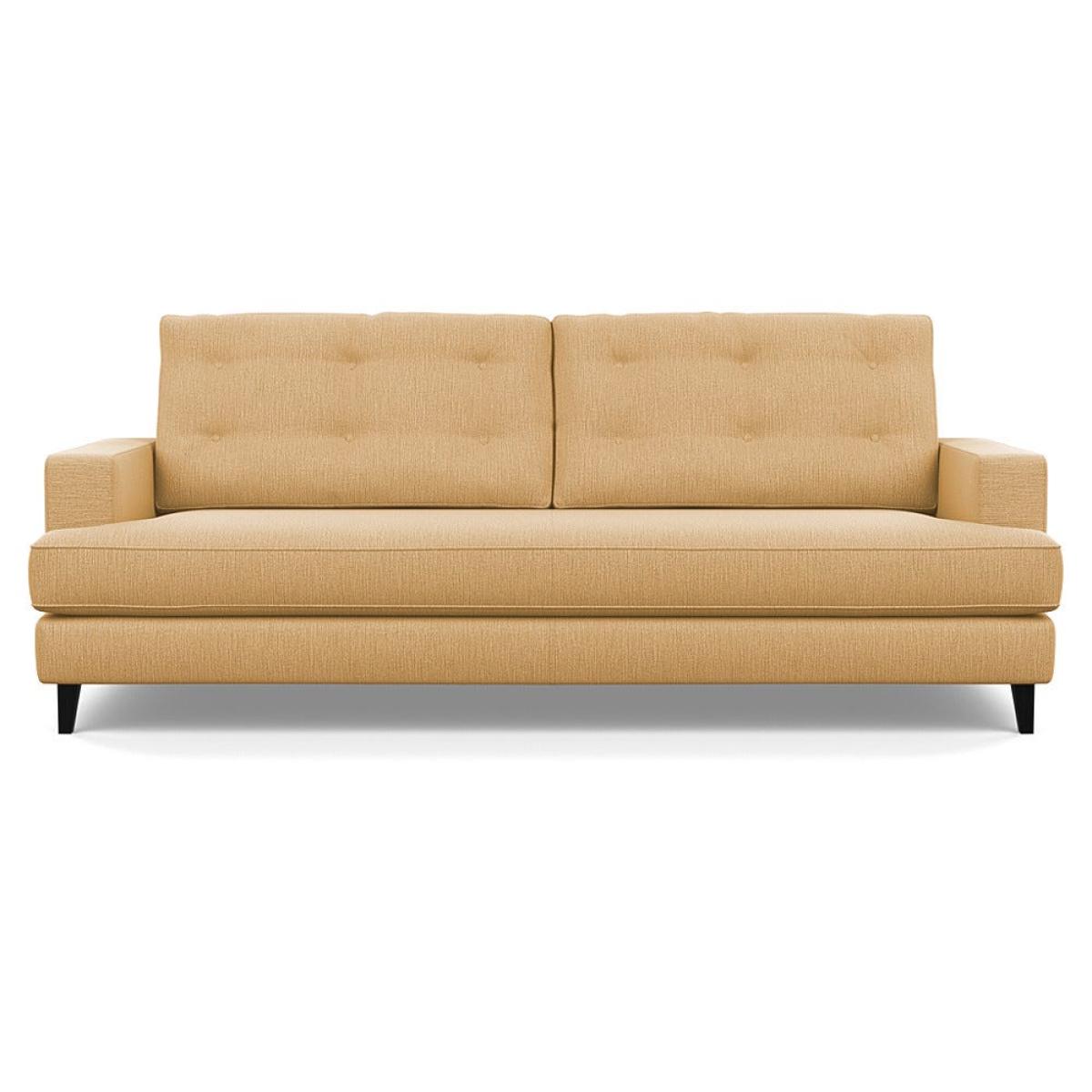 Heal's Mistral 4 Seater Sofa Smart Linen Mix Sand Black Feet – image 2