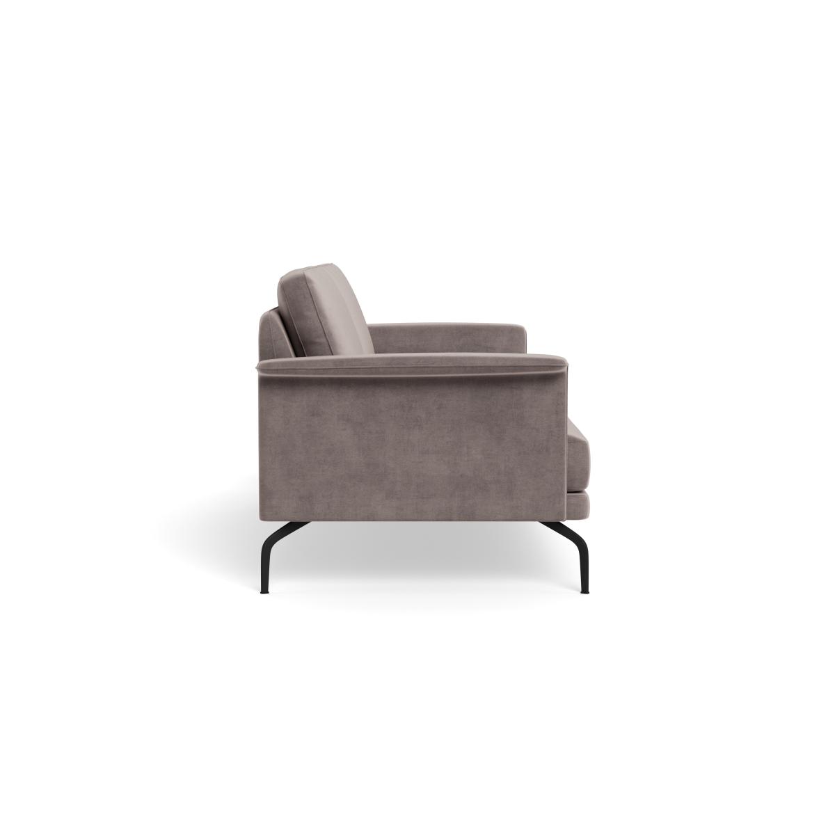 Heal's Iver 4 Seater Sofa Smart Luxe Velvet Mushroom Black Feet – image 4