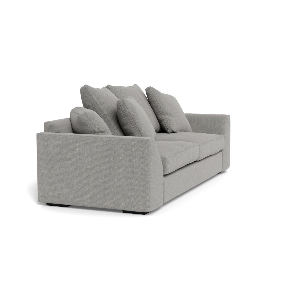Heal's Cumulus 4 Seater Sofa Texture Pale Grey Black Feet - Heal's UK Furniture – image 2