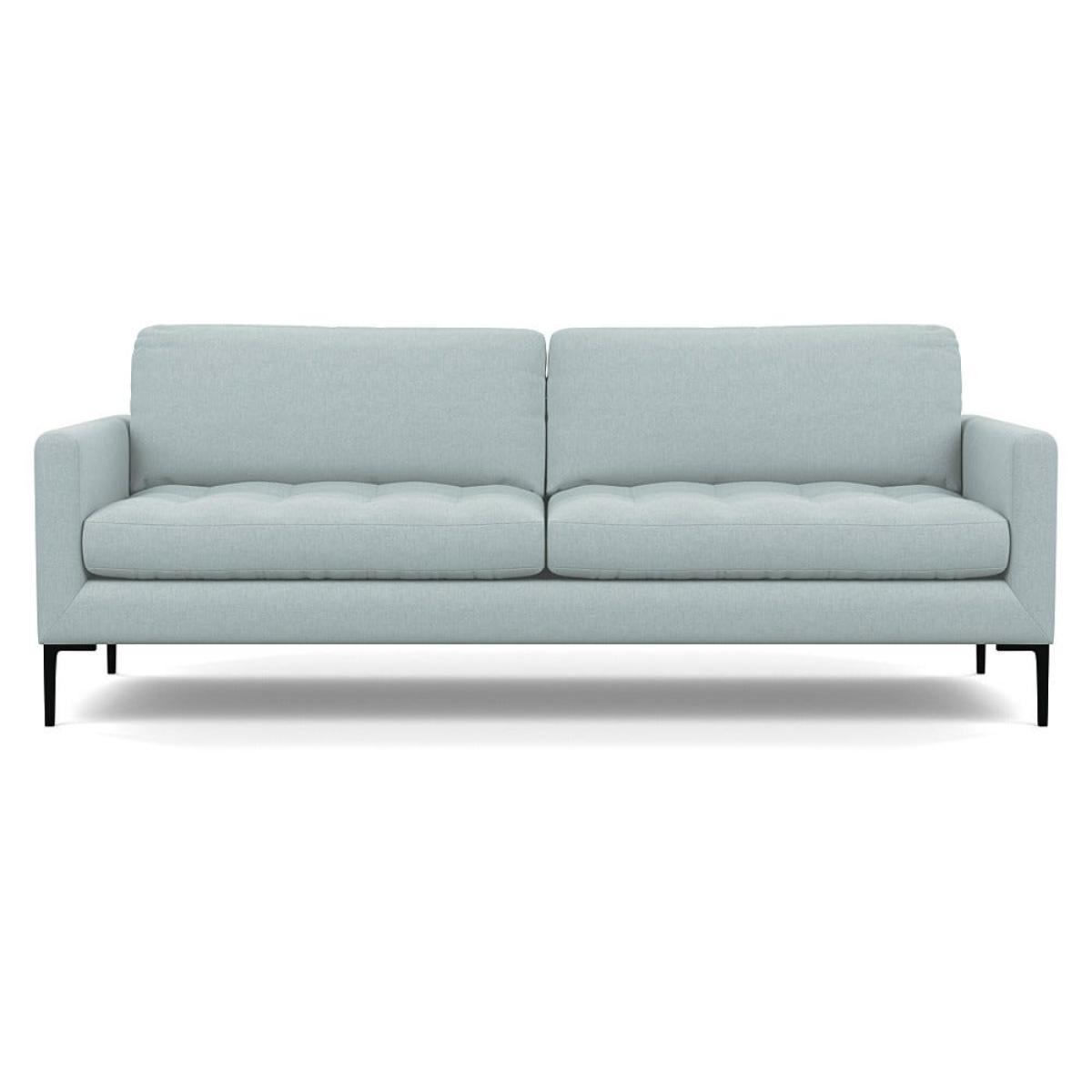 Heal's Eton 4 Seater Sofa Brushed Cotton Mist Black Feet – image 2