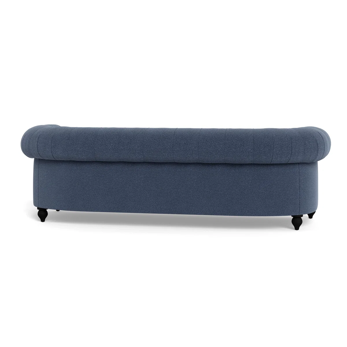 Heal's Fitzrovia 4 Seater Sofa Boucle Indigo Black Painted Feet – image 5