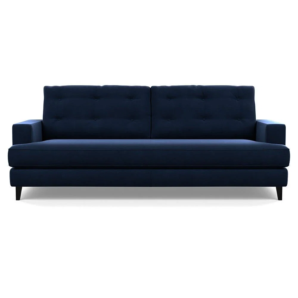 Heal's Mistral 4 Seater Sofa Smart Velvet Dusk Black Feet – image 2