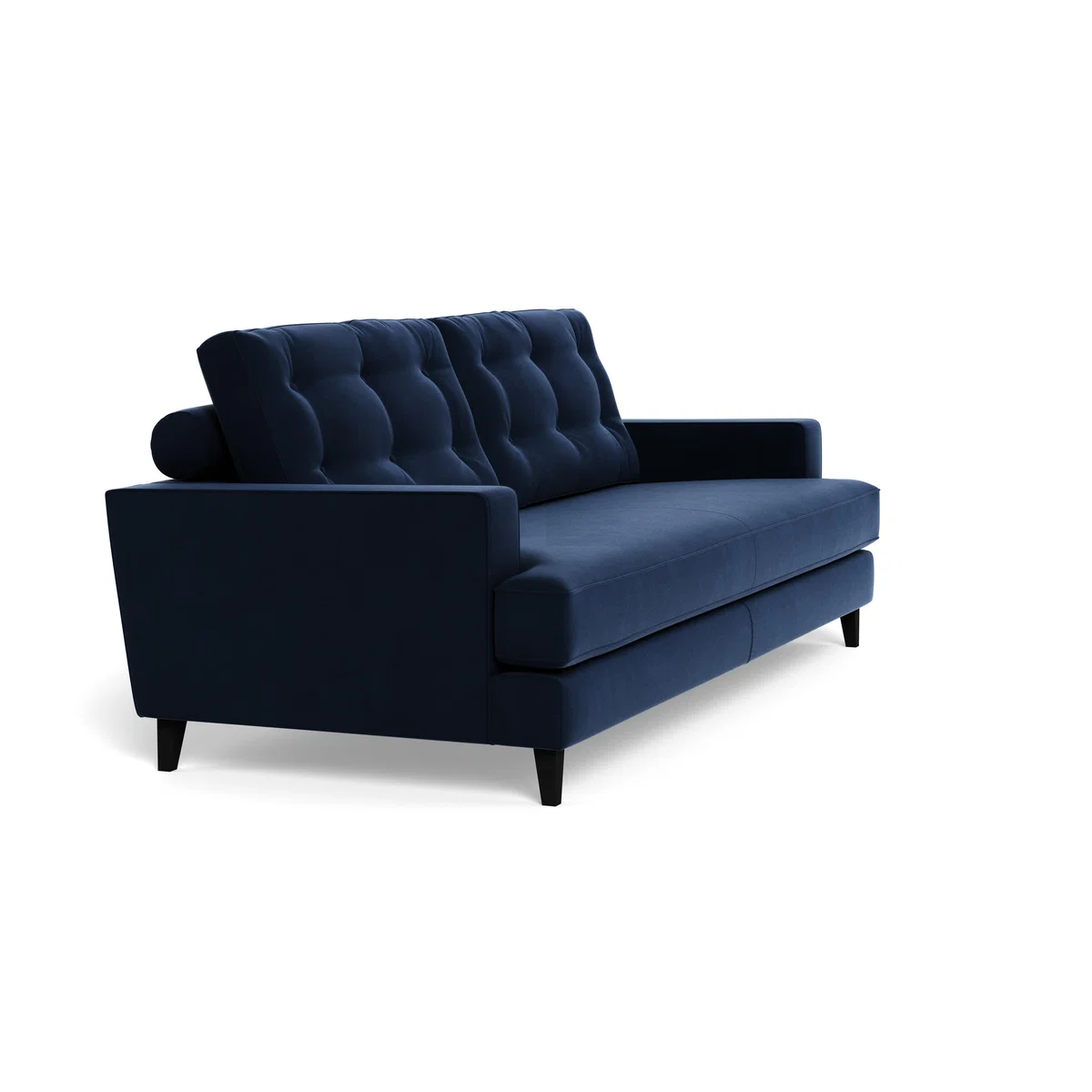 Heal's Mistral 4 Seater Sofa Smart Velvet Dusk Black Feet – image 3