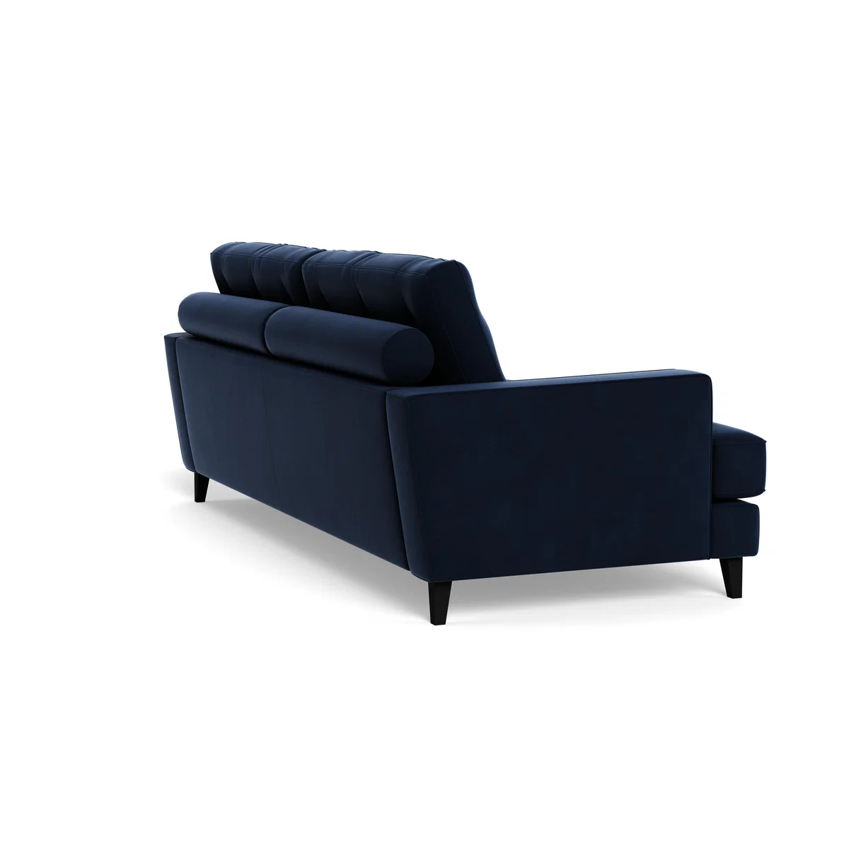 Heal's Mistral 4 Seater Sofa Smart Velvet Dusk Black Feet – image 5