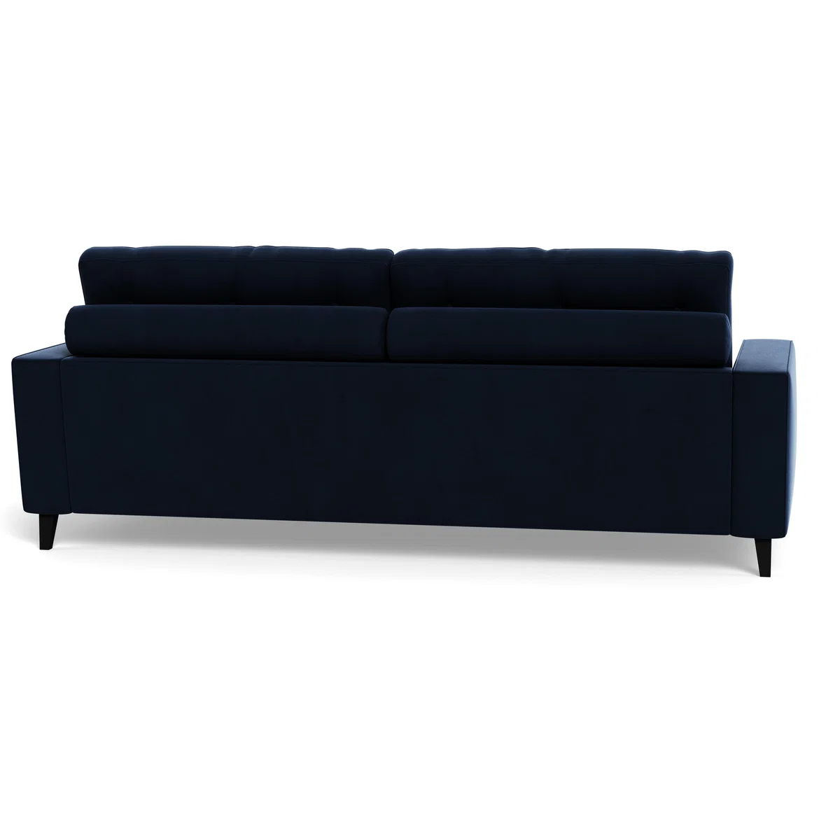 Heal's Mistral 4 Seater Sofa Smart Velvet Dusk Black Feet – image 6